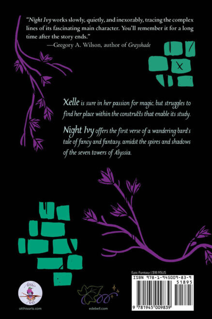 Night Ivy back cover
